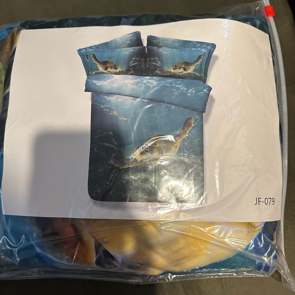 Full set sea turtle sheets.  NIB. 2 sets